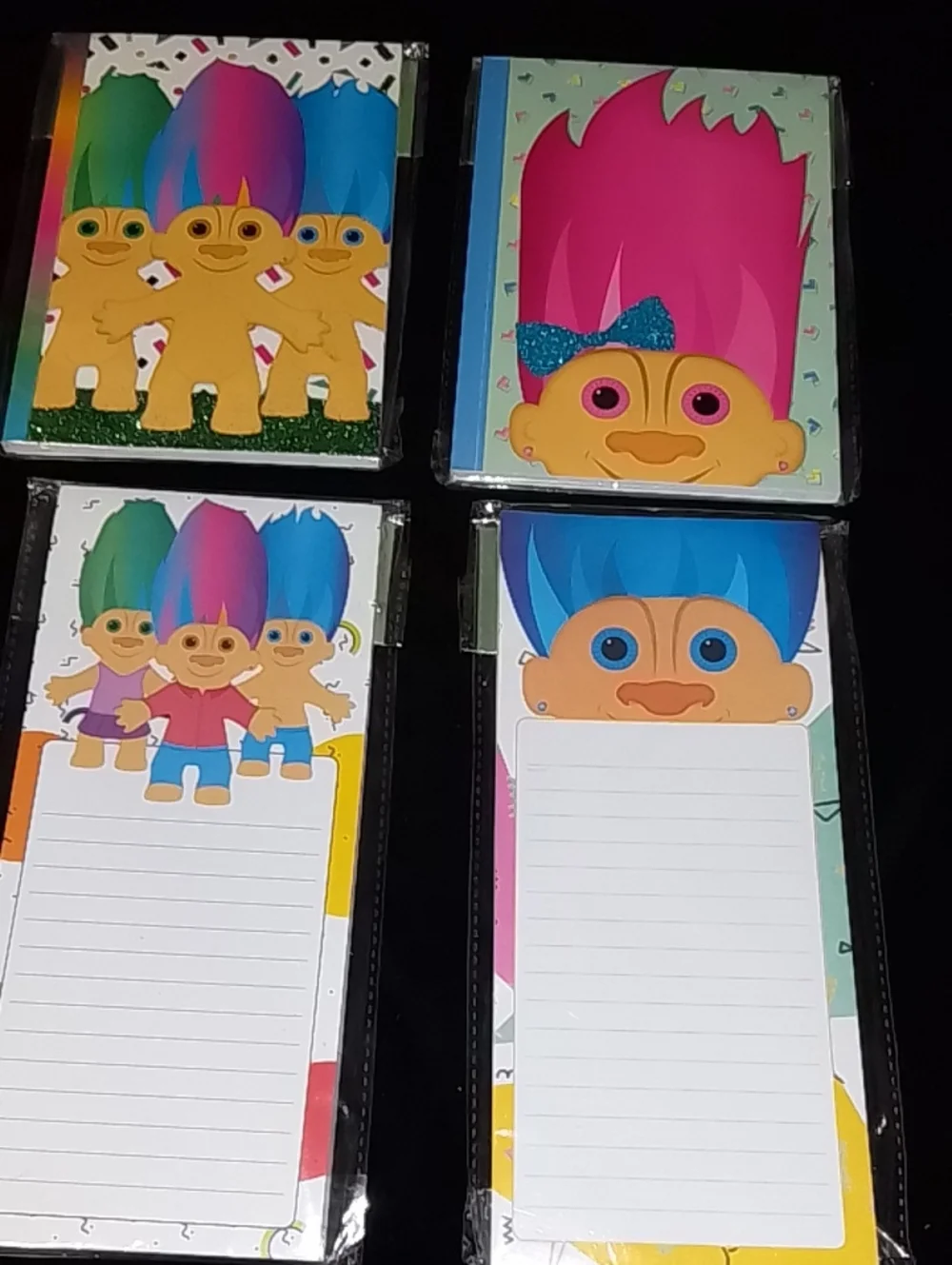 Trolls Bulk - 2 x Notepad And 2 x Journals